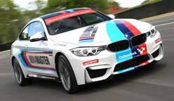 Your experience begins with a succession of laps in the barnstorming BMW M4, capable of 0-60mph in 4.