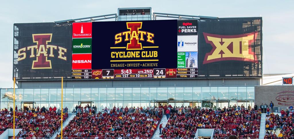 PREMIUM SEATING AREAS ENGAGE INVEST ACHIEVE JACK TRICE SUITES Watching Iowa State football from the comfort of the Jack Trice Stadium suites is memorable whether you are relaxing with family and