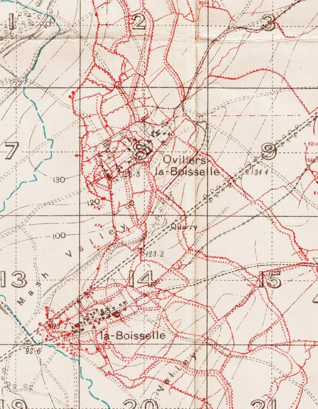 The Germans in the area of III Corps suffered very badly from the British bombardment. German numbers were whittled down. Communication became almost non-existent.