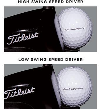 Golf Ball Myths Myth: Compression is an important factor in golf ball fitting Every player compresses the ball Swing speed has a low influence on how much a