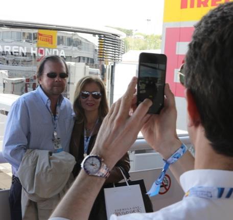 Often located above pit lane, enjoy driver appearances and interviews throughout the