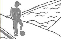 If he cannot see the flag, he can ask somebody to indicate the line of play. However, for questions or advices related to the execution of the kick he are going to receive 2 penalty kicks.