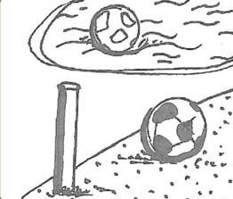 The original ball got outside of the borders or became lost In case the original ball got outside of the borders of the game or if it cannot be found within 5 minutes, the provisional ball gets into
