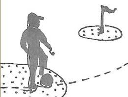 Moving a lying ball by an external factor In case our lying ball is moved by an external factor (spectator, animal, partner, other ball, etc.), without any penalty, player has to place it back.