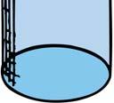 The pressure a liquid in a cylindrical container exerts against the bottom of the container is the weight of the liquid