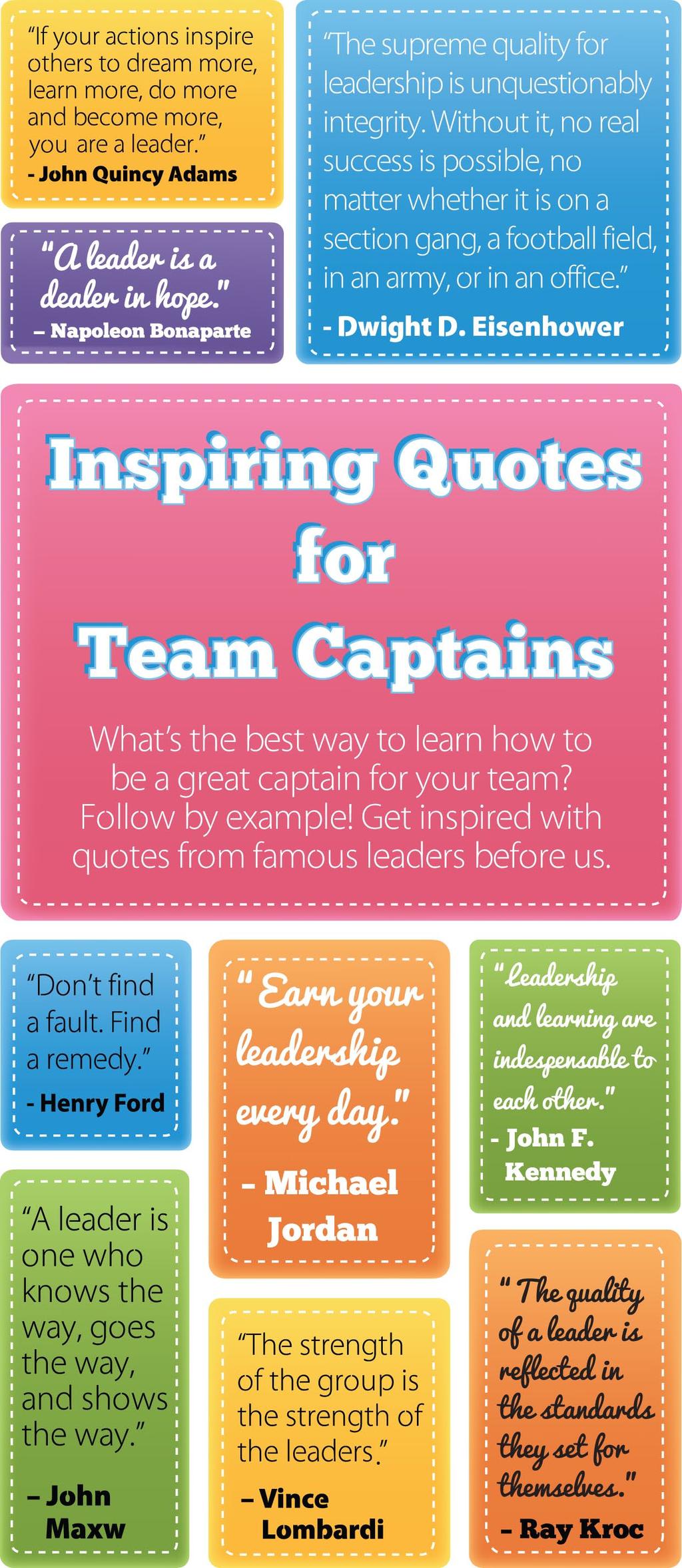 leaders before us team idea Why not create your own vault of quotes and advice?