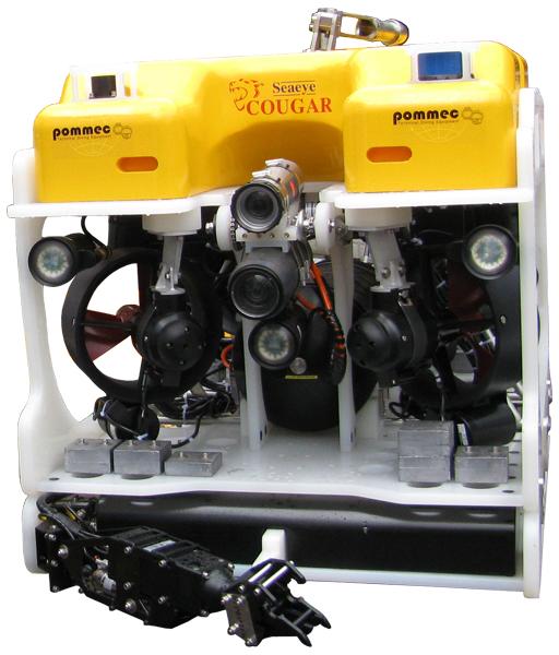 The Seaeye Cougar-XT Compact is a highly flexible and extremely powerful electric ROV with working depths of 300 metres.