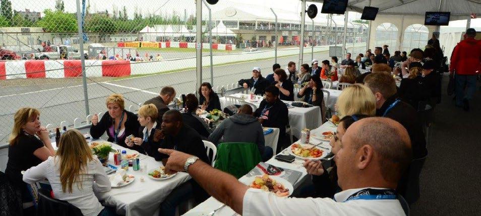 FORMULA 1 GRAND PRIX DU CANADA 2018 Canada CHAMPION With excellent views of the last chicane exit on Circuit Gilles-Villeneuve, Champions Club guests will enjoy an urban oasis in the midst of the