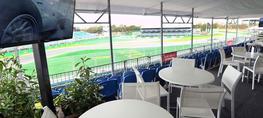 FORMULA 1 2018 ROLEX AUSTRALIAN GRAND PRIX Australia CHAMPION Views from the Champions Club include the thrilling Turns 1& 2 where drivers will be speeding past while you enjoy the premium