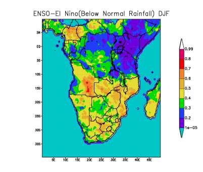 Introduction About 50%-60% of the time most part of South Africa receives below-normal rainfall during El Niño (based on historical observed analysis) ENSO has long been known to have impacts on the
