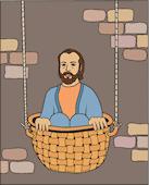 PAUL'S BRAVE ESCAPE The Apostle Paul- The Great Escape The story of when Paul's friends helped him escape from Damascus by lowering him in a basket through an opening in the city wall.
