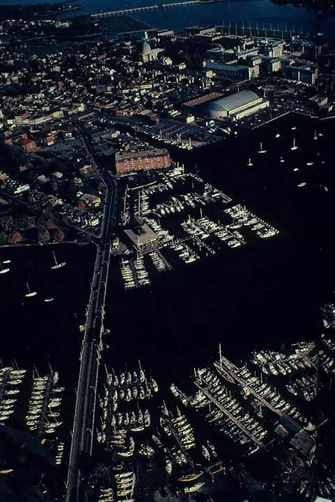 Annapolis, Maryland. An illustration of how urban development tends to crowd the shores of estuaries.
