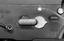 Selector lever cannot be on safe unless rifle is cocked. Always place on safe when loading and unloading.