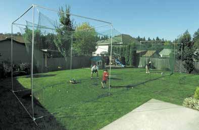 NEW 20'L x 12'W x 9'H Lite-Flite /Small-Ball Batting Cage $199 A5050 The most affordable batting cage of its kind.