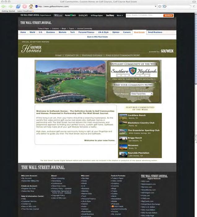 E-Newsletters Prepackaged and delivered daily to subscribers inboxes, GOLFWEEK S popular