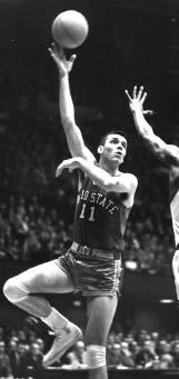 Jerry Lucas of Ohio State led the nation in field-goal percentage three t i
