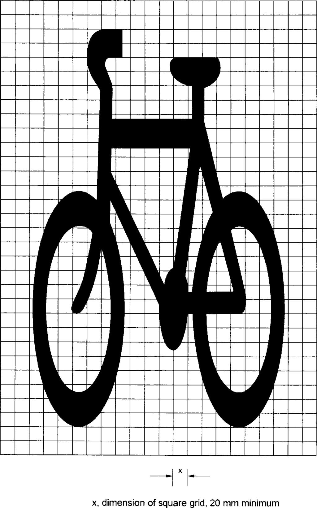 M2-3 - Cycle lane symbol 176 Brookers