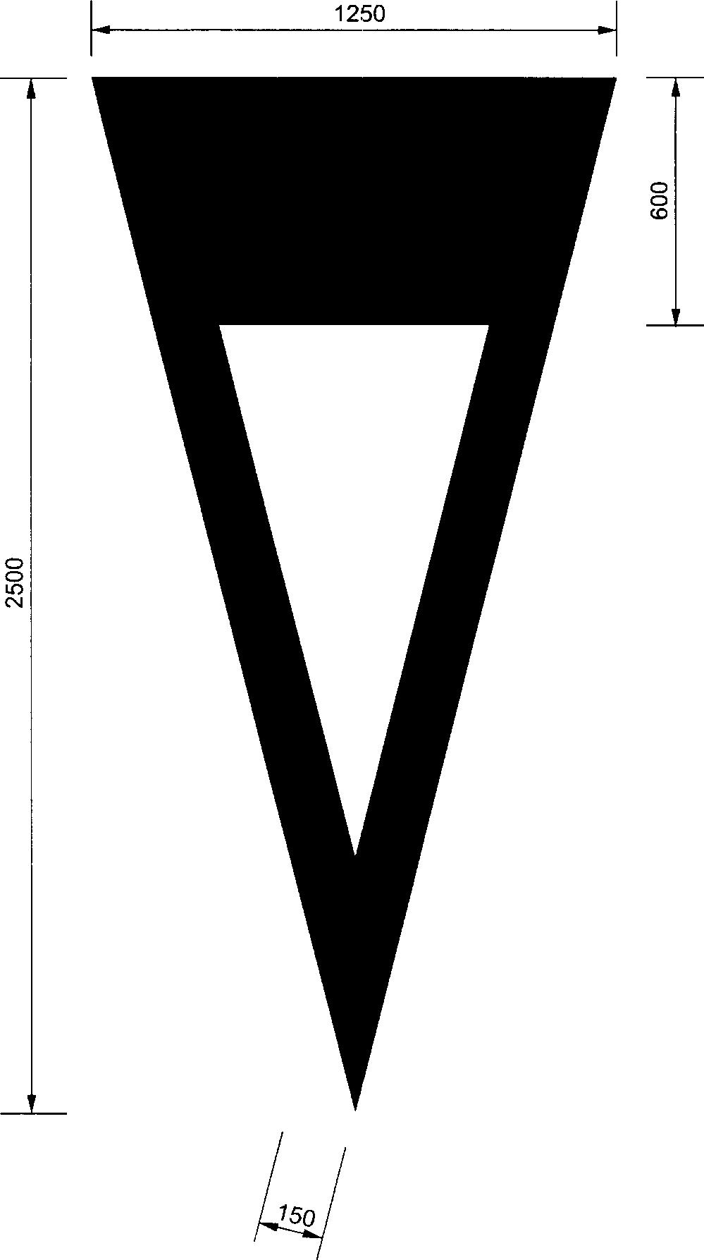M6-2 - Give way triangle symbol 192