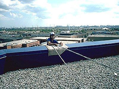 ROOFING FALL PROTECTION DEFINITIONS LOW SLOPE ROOF PITCH ROOF LEADING EDGE WARNING LINE LOW