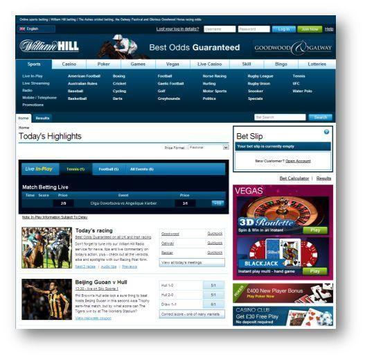 Sportsbook 9% increase in turnover, 7% increase in new accounts