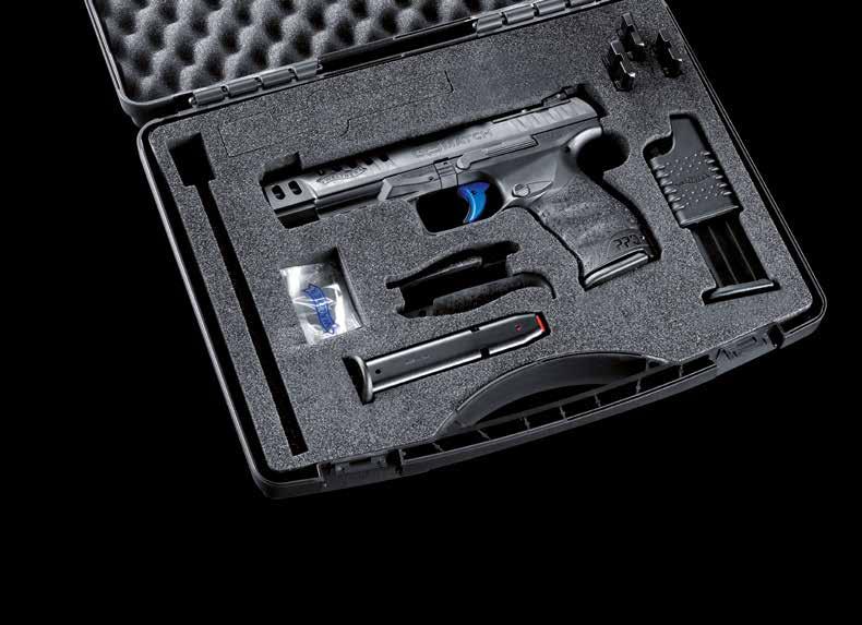 Q5 Match The Q5 Match is supplied with three interchangeable adapter plates for red-dot sights from Trijicon, Leupold and Docter/Meopta.