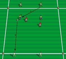 GK-3-2-2 GK-2-4-1 Teaching possibilities: GK-4-3-3 Training two center backs to pressure and cover and work with defensive midfield player. Training changing the point of attack.