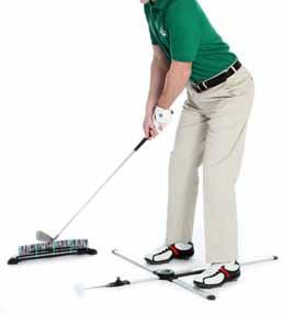 the swing, If you are doing the drill correctly, you should gently brush the top of