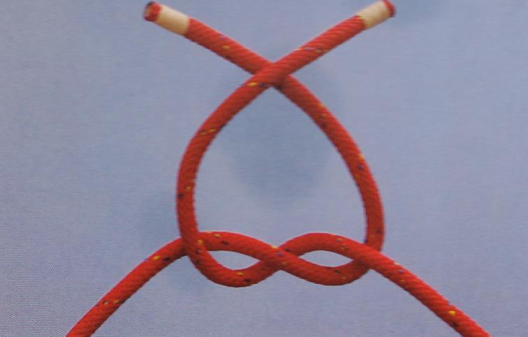 tie an ordinary knot. 2.