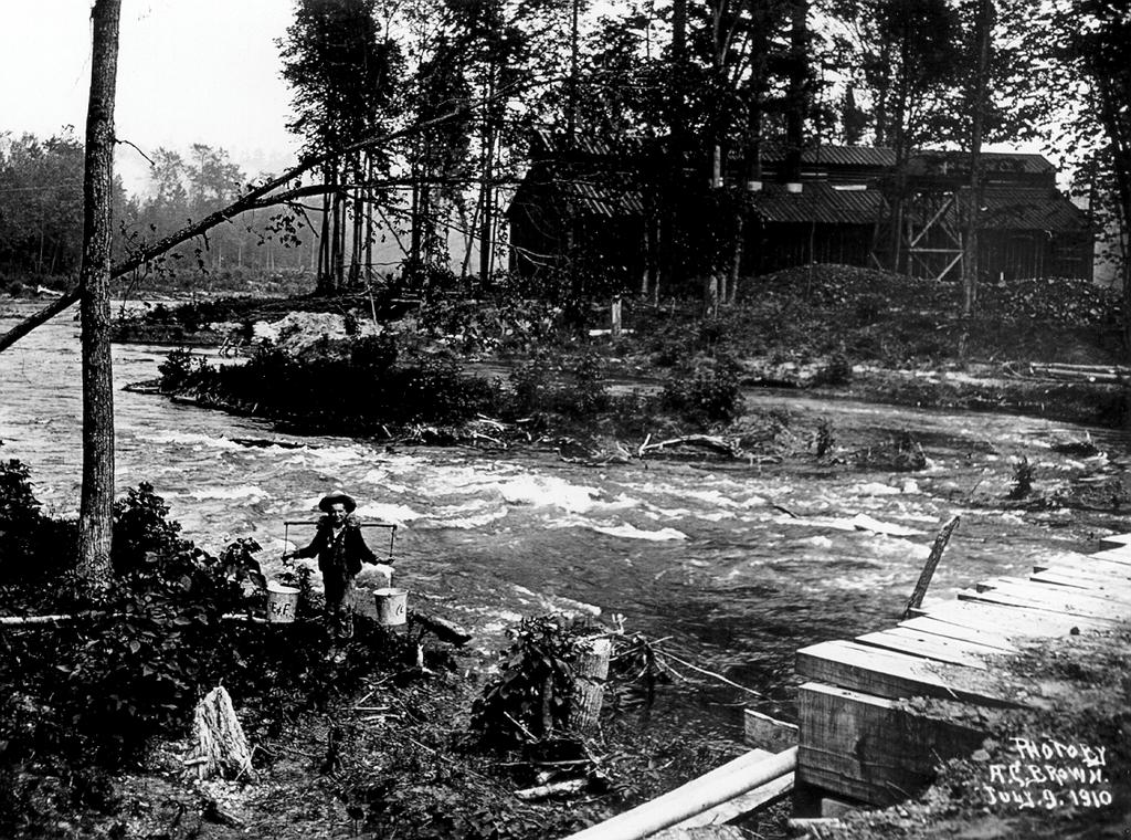 Whitewater, Ausable River Circa 1910 Photo