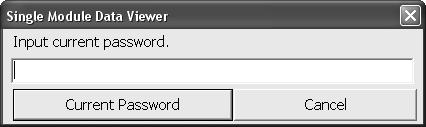 Right click in the upper right or upper left part of the data view window. A window will appear that says Delete(D) Change Password(C). 2. Click on Change Password(C).