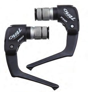 AERO BRAKE LEVERS The Oval Concepts 750 and 701 aero brake levers deliver excellent performance for aerobar applications.