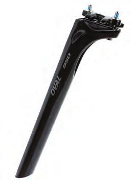 SEATPOSTS 950 CARBON SEATPOST UD carbon fi er 2-bolt saddle clamp for precise and secure adjustment 20mm offset Optional Di2 version 27.2mm and 31.6mm diameters 350mm, 400mm lengths 200g (27.