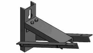 Optional 150 latch (option A) available to provide positive blade stop at 150 opening. To utilize 150 latch, ensure stop pin is positioned to alternate pin hole located closest to latch side contact.