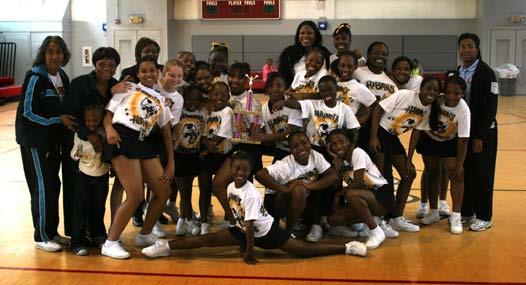 Saturday, December 1, was a very busy day as the Middle School Flag Football Championship got underway at Holy Cross and the district held a competition for cheerleading and dance teams at Clark High