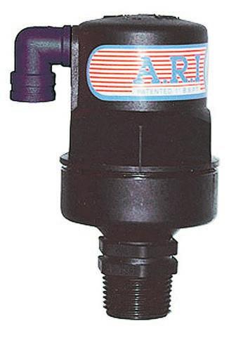 A.R.I. VALVES S-050P AIR PLASTIC RELEASE 16 BAR Automatic Component A.R.I patent, Rolling Seal Mechanism: Dramatically reduces the possibility of obstruction by debris.