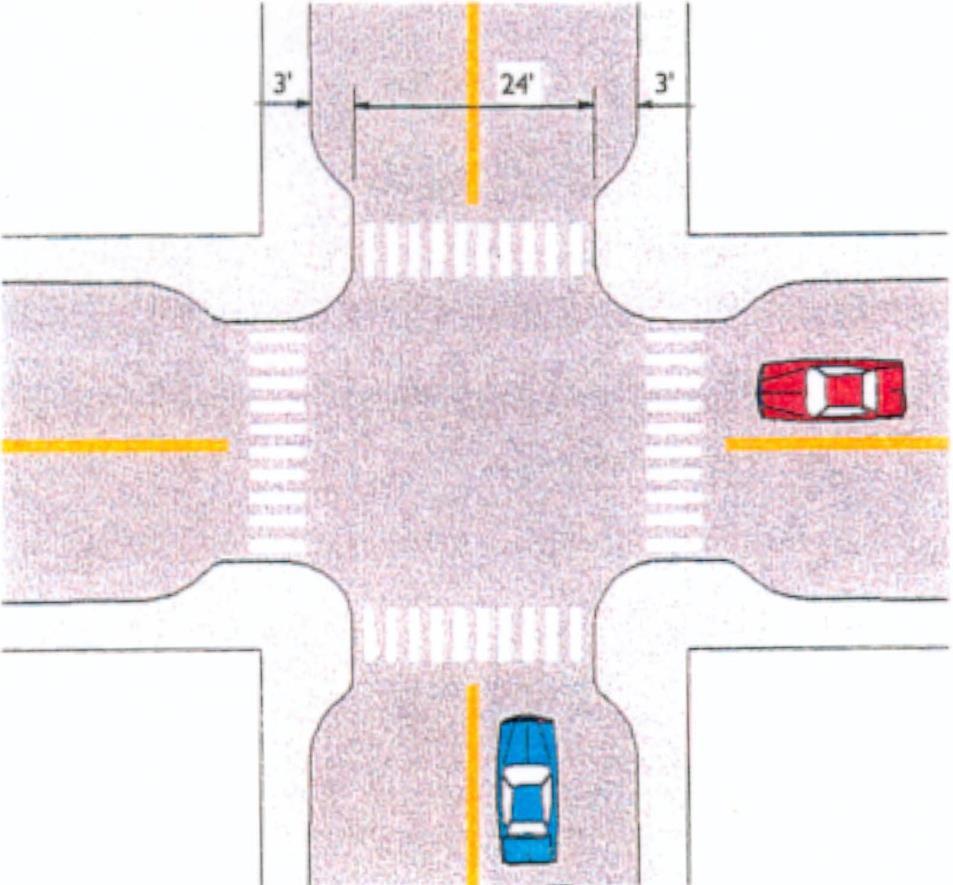 BULB OUTS Advantages: Visual traffic calming effects and point speed reductions. Highlights intersections for motorists. Reduces length of crossings for pedestrians.