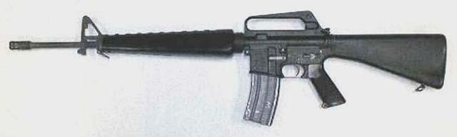Colt M16 (United States) (Source: US Army File Photo) 5.56mm (.223 Rem) Capacity: 20, 30 A gas operated automatic assault rifle used by the US military as its primary weapon.