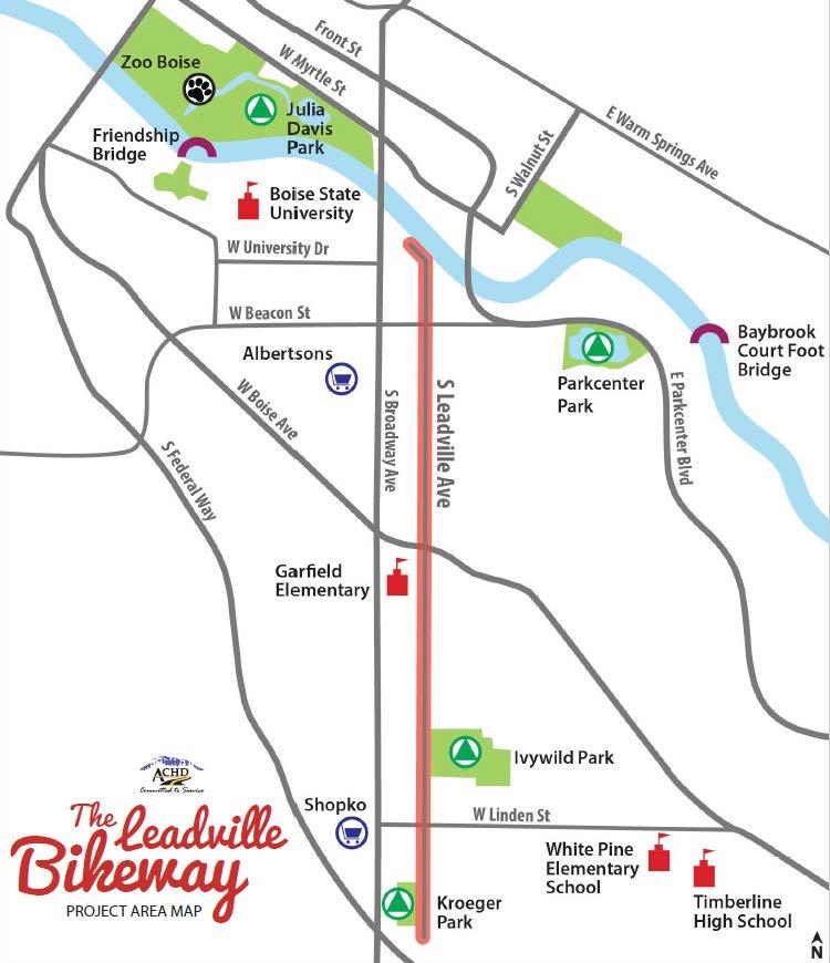 The Leadville Bikeway Design Recommendations DRAFT January 2018 Overview The Leadville Bikeway project aims to create a bikeway that is compatible with and adds value to the neighborhood and