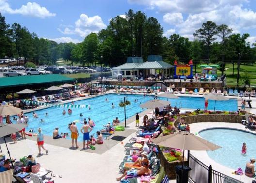 Club News Summer pool hours Beginning in June: 10:00 am 8:00 pm Tuesday-Friday The baby pool and pool deck will open at 10:00am. The big pool will open at 10:45am after swim team practice.