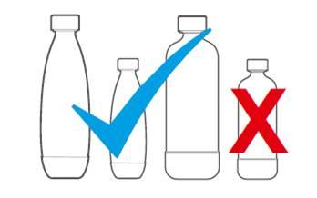 WARNING: DO NOT use a carbonating bottle if changes in shape have occurred, as that indicates the bottle is damaged.