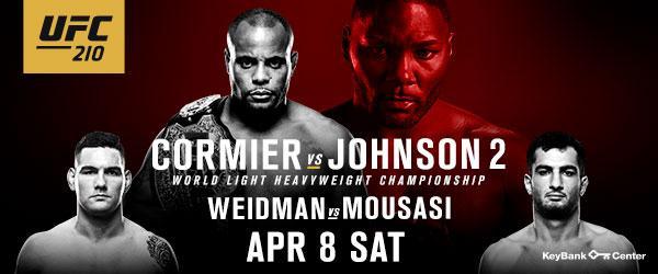 April 8, 2017 Buffalo, NY UFC 210: CORMIER vs.