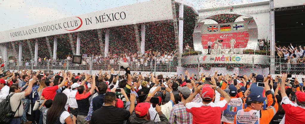 The Ultimate F1 Experience is now in Mexico In 2015, the Mexico Grand Prix was recognized by the FIA as the best FORMULA 1