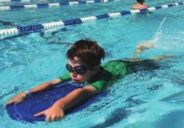 SRD Level 4 Students will learn breaststroke, sidestroke, introduction to butterfly, standing dives, turns at wall, and treading.