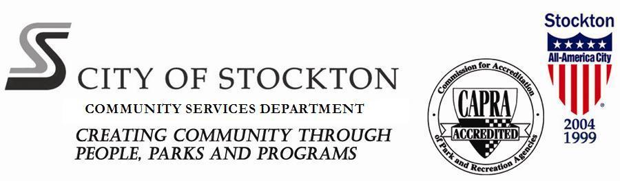 City of Stockton Community Services Department Citywide ide Adult Sports Basketball League Rules LEAGUE DIRECTOR Recreation Supervisor, Brandt Evans LEAGUE OFFICE