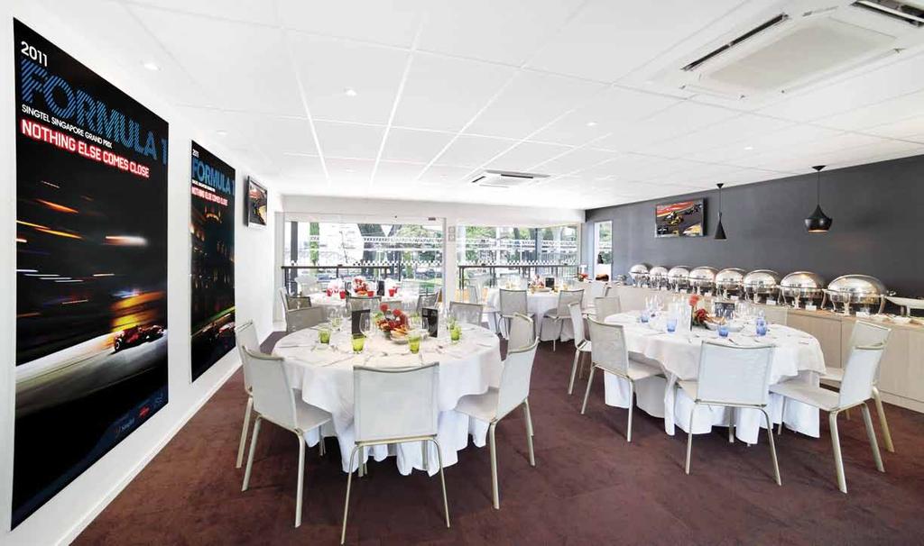 HOSPITALITY OPTIONS Formula One Paddock Club (Dedicated and Shared Suites available) Situated at the Pit Building directly above the team garages, the Paddock