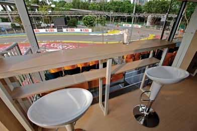 to view the thrilling action, whether it s from your private viewing balcony or the rooftop Sky Terrace, reserved exclusively for Sky Suite guests.