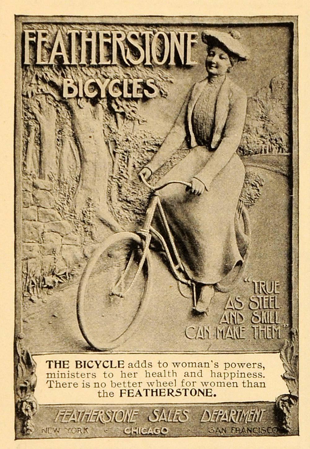 Women and bicycles: Advertisements Other people believed women should ride a bicycle. Women could go to work on a bicycle. Women could exercise on a bicycle.
