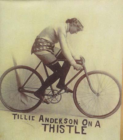 Tillie wanted to ride a bike. She could sew and ride a bike. Tillie was a hard working athlete. She rode her bicycle every day. She became one of the fastest women bicycle riders.