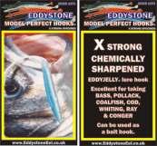 EDDYSTONE EEL MODEL PERFECT SEA HOOKS SUPER HOOKS X STRONG SPECIMEN HOOKS Great for Live Sandeel or Jelly Lures An outstanding high quality heavy Duty