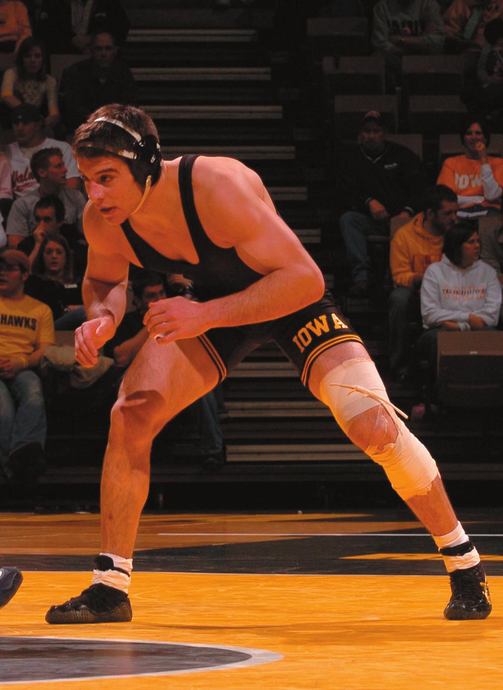 .. was going to redshirt this season, but was called to action January 7 against Oklahoma State... ﬁrst collegiate match was against defending NCAA Champion Jake Rosholt (L, 10-6).